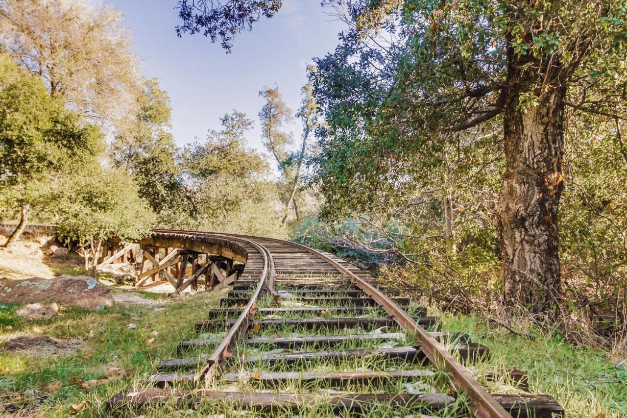 Hot Tub Disney Train Track In Julian Amazing Views Ngoại thất bức ảnh