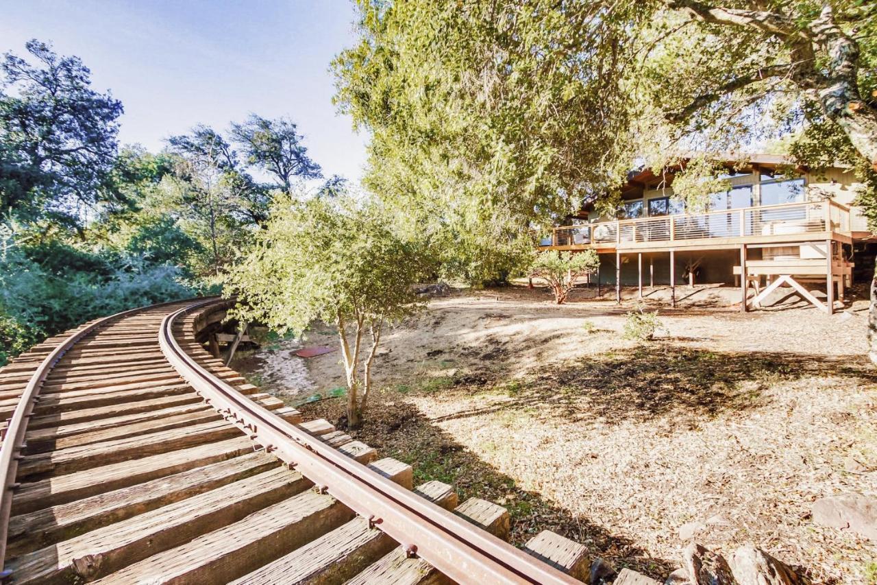 Hot Tub Disney Train Track In Julian Amazing Views Ngoại thất bức ảnh
